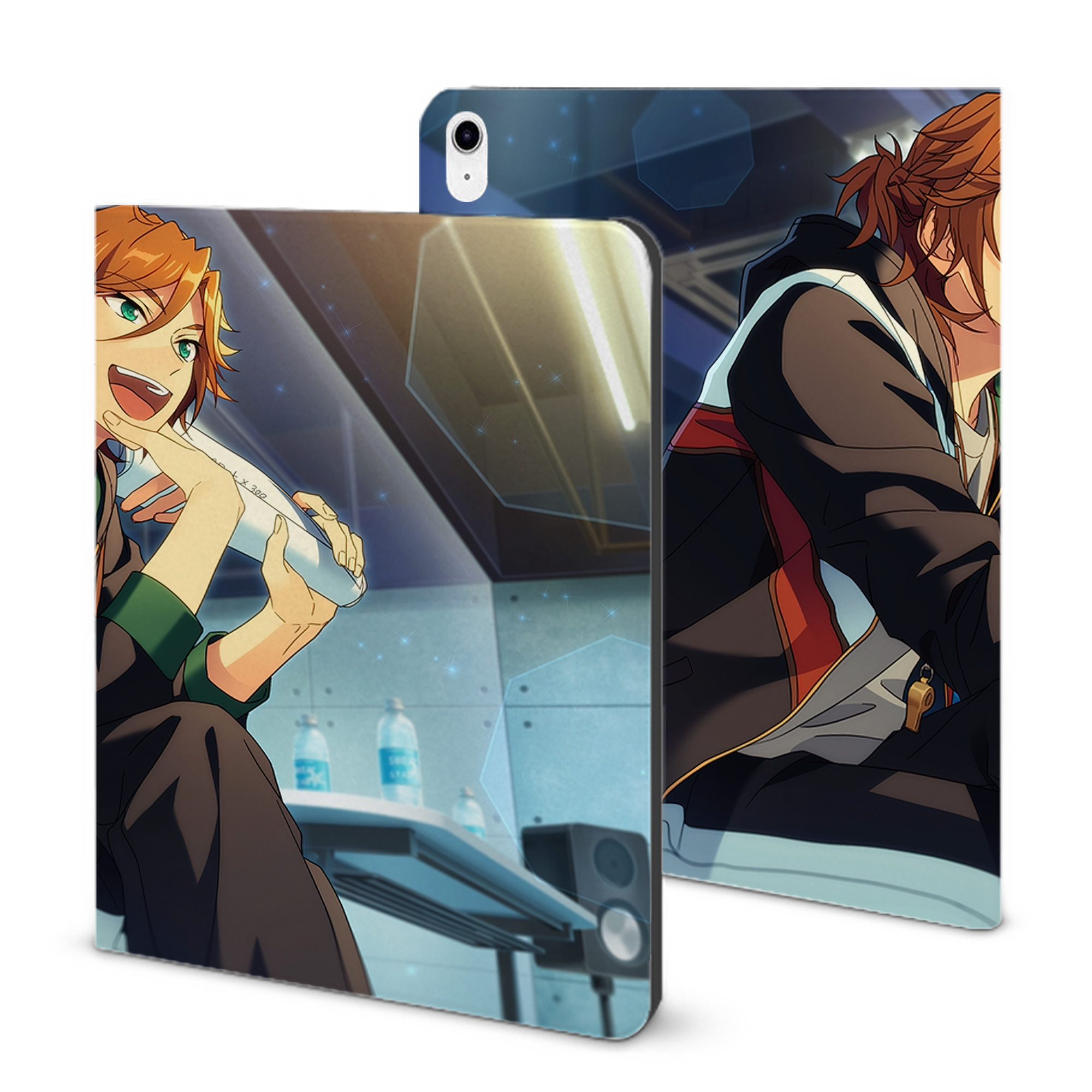 （画像用） あんさんぶるスターズ! Ensemble Stars IPad ケース ブック型 PUレザー TPU 耐衝撃 軽量 薄型 ペン収納なし 全面保護 IPad 各モデル対応